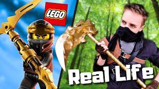 I Built an Epic Life Size LEGO Ninjago Scythe of Quakes!