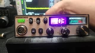 New President Taylor FCC CB Radio. $20 Manufacturers rebate available.