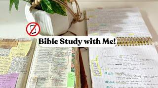 NO PHONE Technology Free Morning Routine! Bible Study with me!