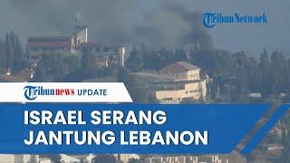 Perang Baru Pecah! Israel-Hizbullah Saling Baku Tembak, Api Berkobar Asap Mengepul