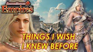 Dynasty Warriors 9 Empires - Things i Wish i Knew Before (Tips and Tricks)