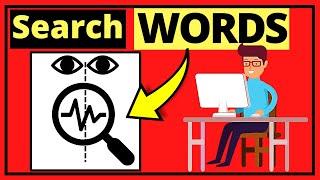 How to make a - Word Search on Google Docs 
