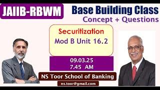 RBWM Unit - 16.2 Securitization   by Vinayak sir #ilb365 |  9th  March  25 at 7:45 AM