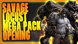 Gears 4 - 3 Savage Locust Mega Gear Pack Opening