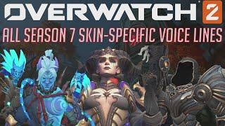 Overwatch 2 - All Season 7 Rise of Darkness Skin-Specific Voice Lines