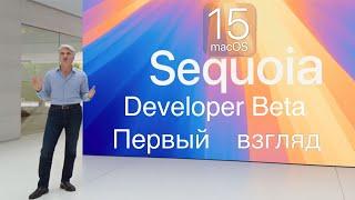 macOS 15 Sequoia Developer Beta ПЕРВЫЙ ВЗГЛЯД ЗА 9 МИНУТ