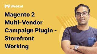 Magento 2 Multi Vendor Campaign Plugin - Storefront Working