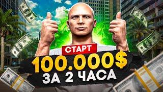 КАК НАЧАТЬ ИГРАТЬ в ЭТУ ИГРУ ? | ЛУЧШИЙ СТАРТ на GTA 5 RP | 100.000$ за 1 ЧАС ИГРЫ | promo : ALEN