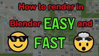 How to render in Blender easy and fast | Beginner Tutorial | 5 Sec Tutorial!!!