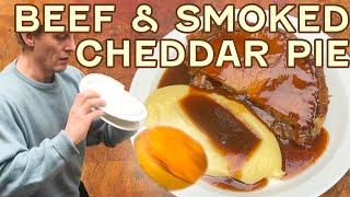 Beef & Smoked Cheddar Pie #BritishClassics