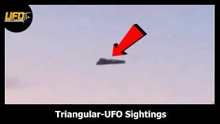 Triangular UFO Sightings: Mysterious Craft Captured in the Sky