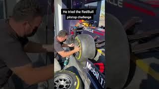 He Tried F1 Pit-stop Challenge