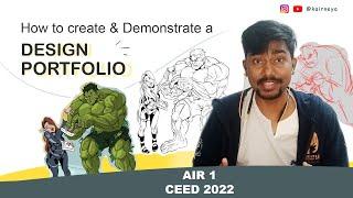 Create & Demonstrate a 'Design Portfolio' | CEED AIR 1 | Demo