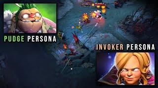 7.32d - Pudge Persona Vs Invoker Persona