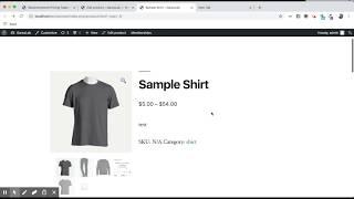 WOOCOMMERCE PRICING TABLE – DISPLAY VARIATIONS SMARTLY