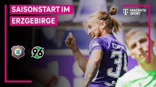 FC Erzgebirge Aue - Hannover 96 II | Highlights mit Live-Kommentar | 3. Liga | MAGENTA SPORT