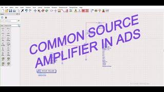 COMMON SOURCE AMPLIFIER - DC ANALYSIS IN ADS TOOL