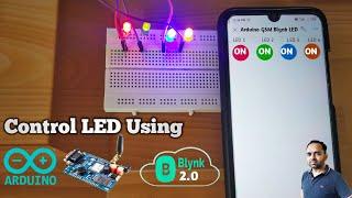 How to Control LED using Arduino + GSM + Blynk 2.0 | Blynk 2.0 | IOT Projects
