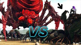 Can A PARASAUR Army TAKE DOWN The BROODMOTHER | ARK Survival Evolved