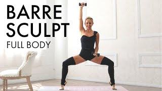 30 MIN Full Body Definition | Barre Sculpt At-Home Workout