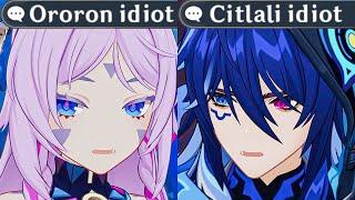 CHOOSE WISELY!! CITLALI VS ORORON Extra Dialogues Cutscene Genshin Impact Story 5.2 | CITLALI EVENT