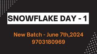 Snowflake Demo Day 1 | New SQL and Snowflake Batch on May 14th