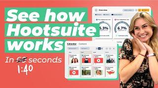 The fastest Hootsuite demo EVER (how to manage social media with Hootsuite)