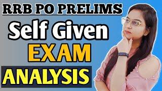 RRB PO PRE 2021 SELF GIVEN EXAM ANALYSIS || SAKSHI GOSWAMI