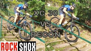 Comparando Suspensões da RockShox (XC 30 VS RECON) !