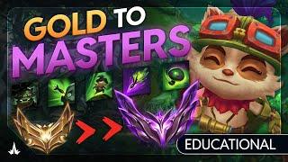 Educational GOLD to MASTERS TEEMO JUNGLE GUIDE - Patch 14.21's Rising Underdog!