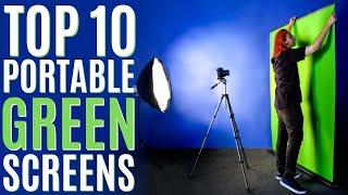 Top 10: Portable Green Screen Backdrops of 2021 / Collapsible Chroma Key Panel for Photography Video