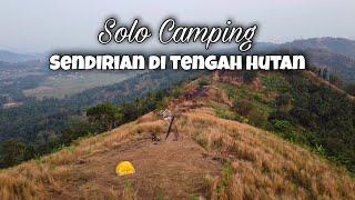 Solo Camping : Di tengah hutan yang tenang dan pemandangan yang indah | solo camping indonesia