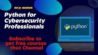 Python for Cybersecurity Professionals