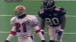 *Ultra Rare VHS* Deion Sanders Fights Andre Rison and Touchdown Interception (49ers vs.  Falcons)