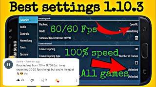 PPSSPP Best Settings Android | No Lag Smooth Gameplay | 60fps full speed