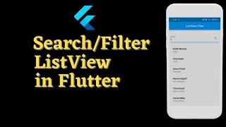 Flutter ListView Search With TextField