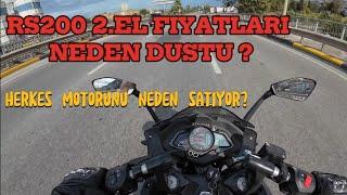 BAJAJ PULSAR  RS200 2.EL FİYATLARI NEDEN COK DÜŞTÜ? HERKES  SATMAYA ÇALIŞIYOR !!