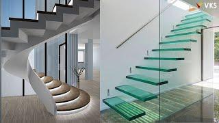 Modern Staircase Design Home Interior | Living Room Stairs Railing Design | Spiral Staircase Design