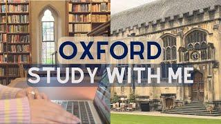 1.5-HOUR STUDY WITH ME (NO BREAKS) | Exeter College | University of Oxford | Library Sounds