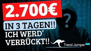 Ich habe mit diesem Bot 2.700€ IN 3 TAGEN verdient – und DU kannst das auch OHNE ARBEIT!