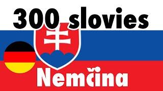 300 slovies + Čítanie a počúvanie: - Nemčina + Slovenčina