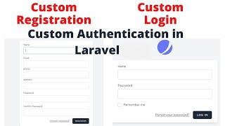 Make Custom Login And Registration In Laravel Step by Step | Laravel Custom Authentication