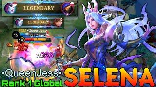 Deadly Selena Outplay Solo Kills - Top 1 Global Selena by •QueenJess• - Mobile Legends