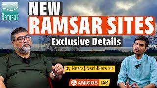 Ramsar Sites 2024 | New Updated List | Neeraj Nachiketa Sir | Current Affairs 2024 #environment