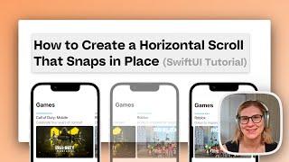 How to Create a Horizontal Scroll That Snaps into Place (SwiftUI Tutorial)