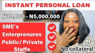 HOW TO GET INSTANT PERSONAL LOAN IN NIGERIA (2024) In 2 Hours