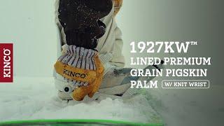 Kinco 1927KW Lined Pigskin Gloves | Product Video