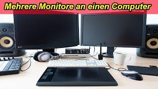 Windows 10 Zweiten Monitor einrichten –Anleitung Zwei (2) Bildschirme an PC anschließen & einstellen