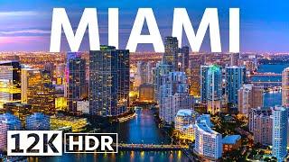 Miami, Florida 12K Video ULTRA HD HDR 120 FPS • The Magic City in Drone (GTA 6)