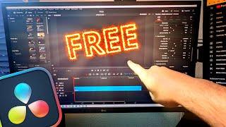 20 FREE DaVinci Resolve Effects in 90 seconds!